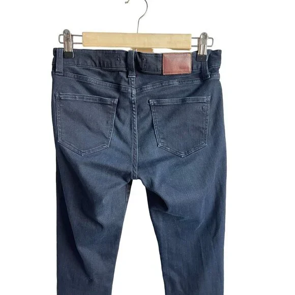 Madewell Skinny Skinny In Rebel Wash Blue Jeans Ankle Zippers Women's Size 26 - Picture 5 of 7